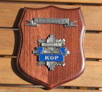 Policja - deska z metaloplast.